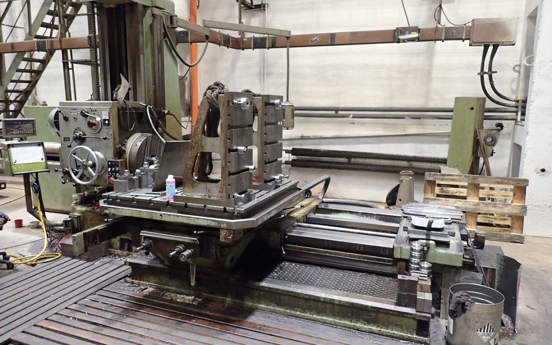 #06381 Horizontal Boring Machine TOS VARNSDORF W100A incl. milling head