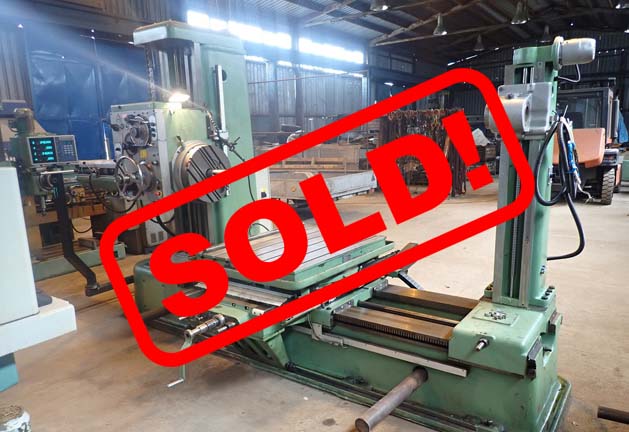 #06404 Horizontal Boring Machine TOS VARNSDORF H80 – general retrofit in 2008 – sold to Australia