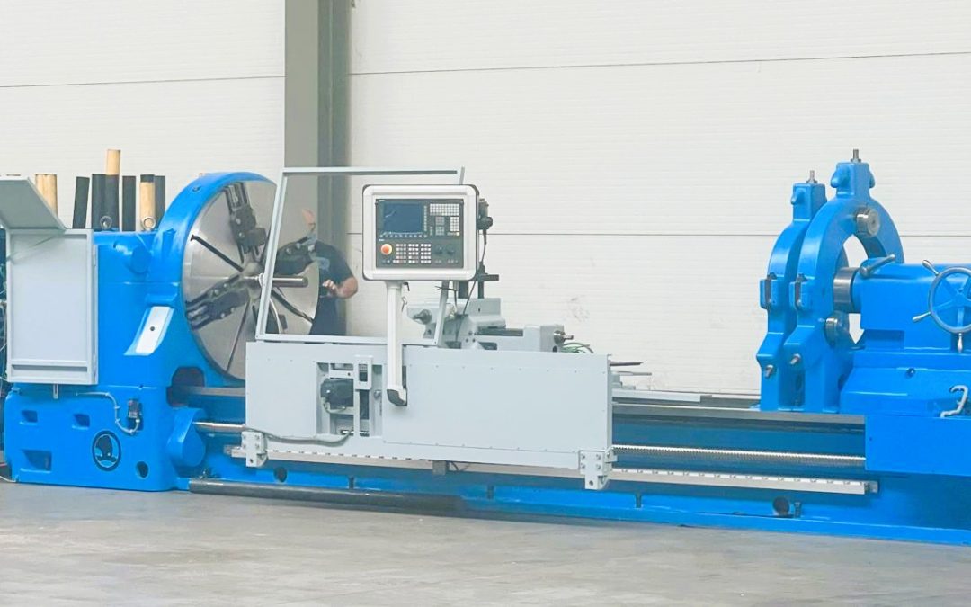 #06428 Horizontal Lathe SKODA SRM125/4000 – CNC SIEMENS SINUMERIK 828D drives SINAMICS – Year of general modernization 2021