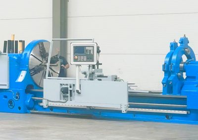 #06428 Horizontal Lathe SKODA SRM125/4000 – CNC SIEMENS SINUMERIK 828D drives SINAMICS – Year of general modernization 2021