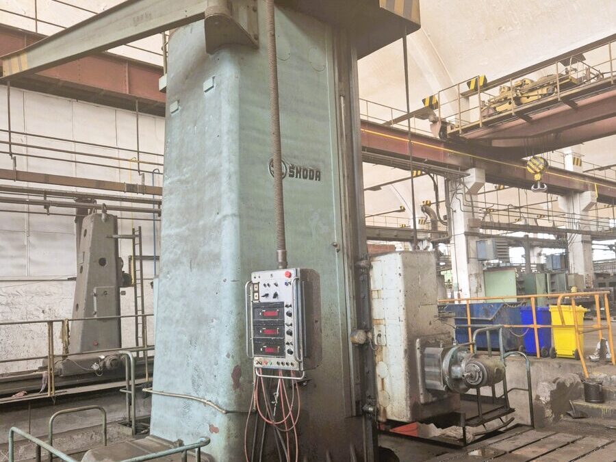 #06430 Horizontal boring machine SKODA W200G – y: 3150, x: 11500 mm , incl. rotary table E20 and milling heads